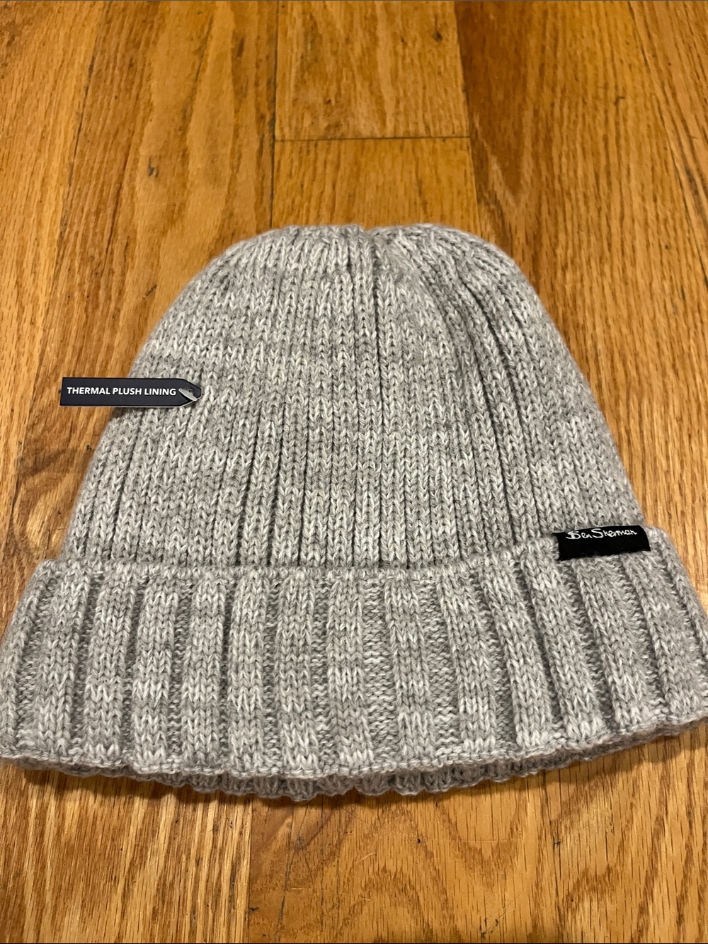 Ben Sherman Heathered Gray Fleece Lined Beanie